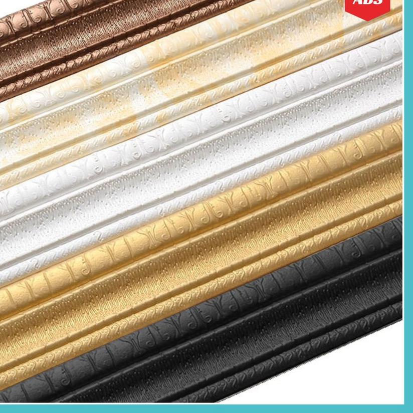 ☪ (ABS) 230CM PANJANG WALLBORDER FOAM 3D ELEGAN DAN MEWAH WALLPAPER PLAFON ☞
