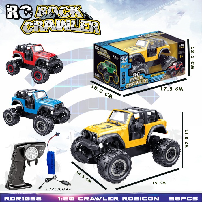 MOBIL REMOTE CONTROL RC JEEP ROCK CRAWLER