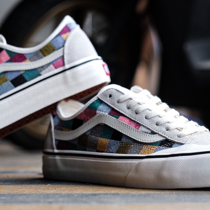 VANS STYLE 36 DECON SF WOVEN CHECKERBOARD “MULTICOLOUR” ORIGINAL 100%