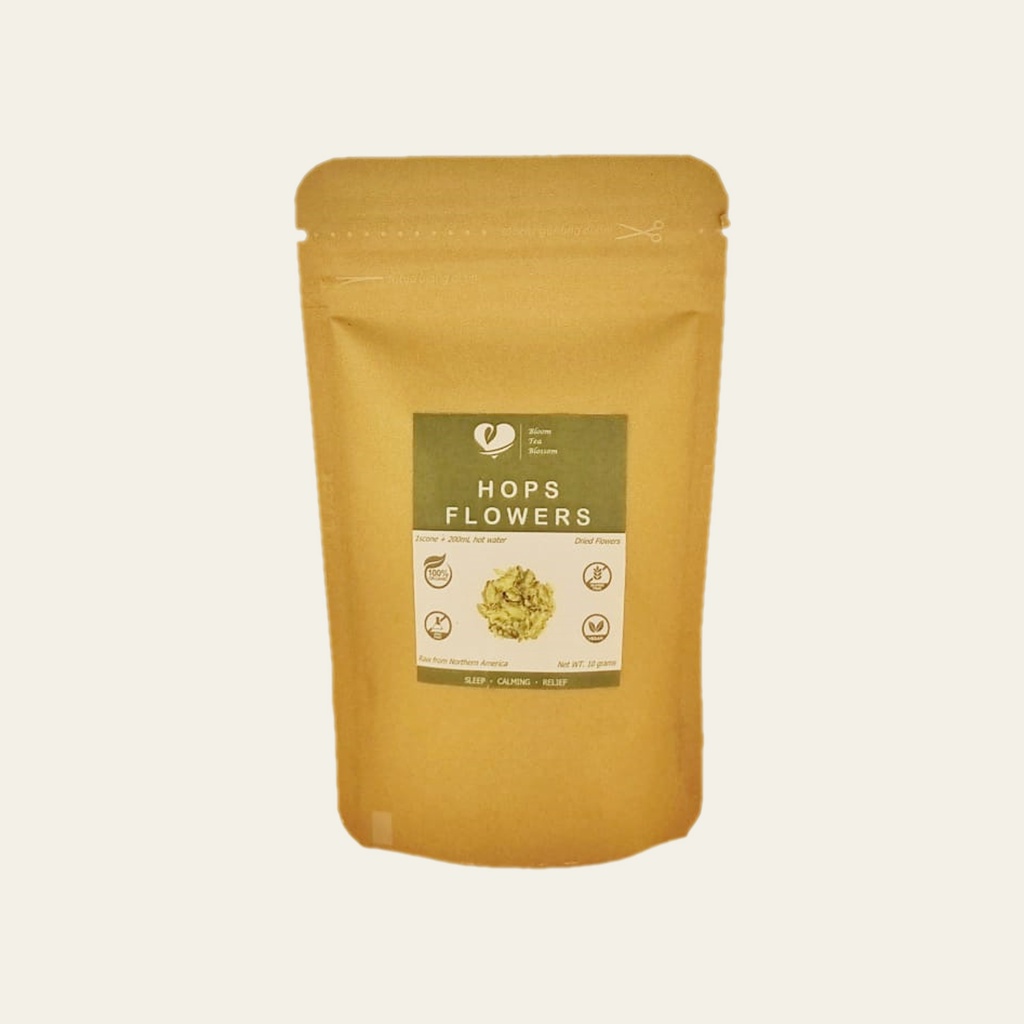 

GLARANADI - Teh Bunga Insomnia dan Mempermudah Tidur / Hops Kering (Dried Hops Flower Tea ) 10 g