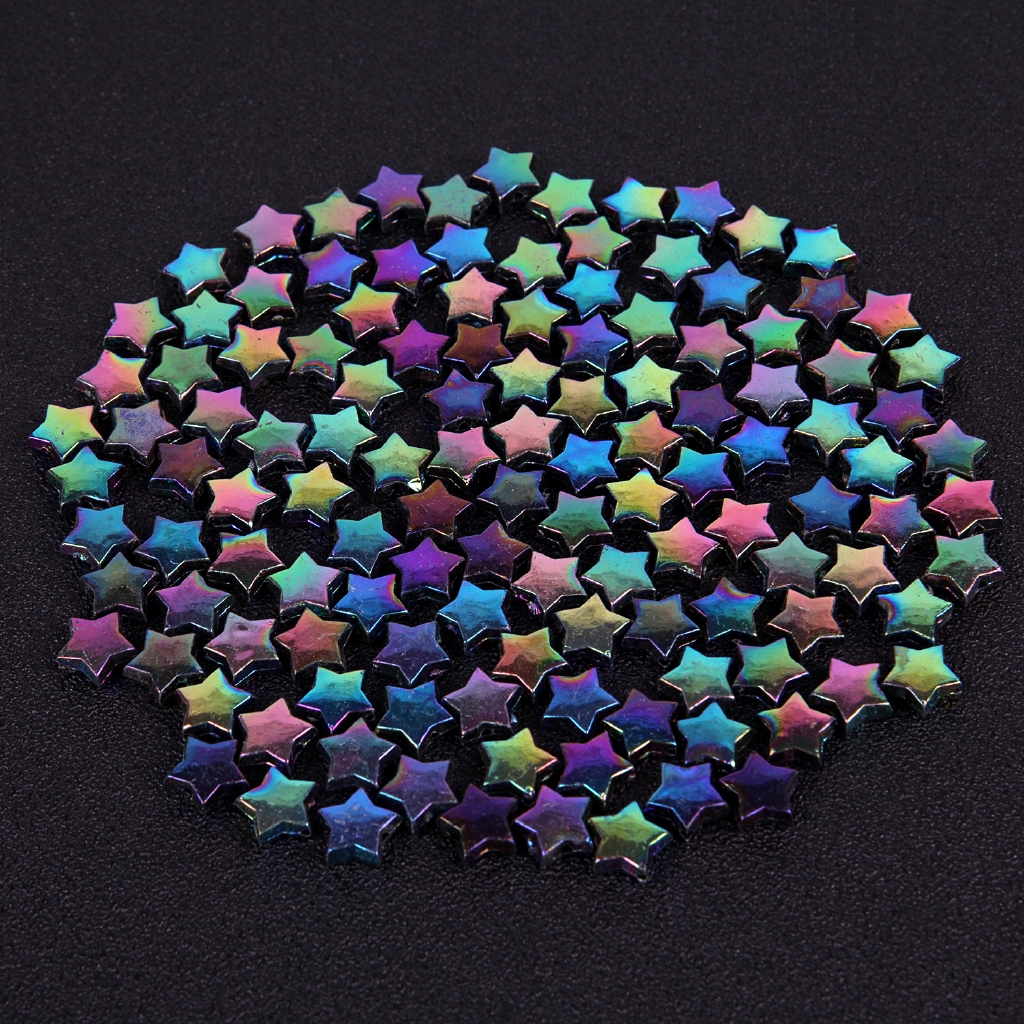 100pcs Manik-Manik Spacer Bahan Akrilik Untuk Membuat Perhiasan Kalung/Anting Diy