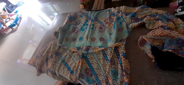 Shabiyan 01 Gamis Ceruty Batik Set Khimar