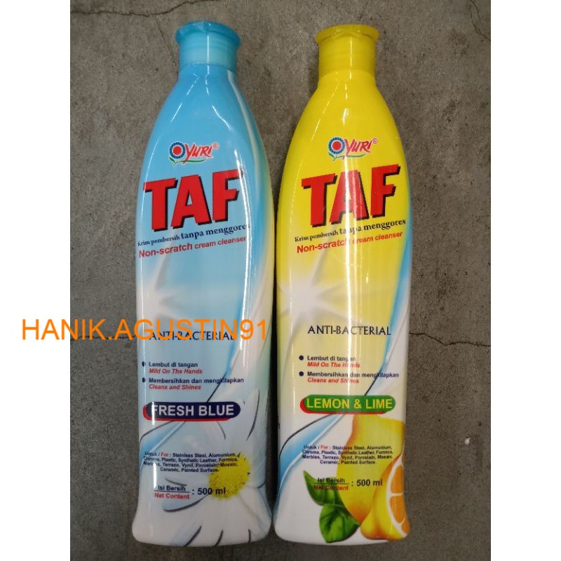 Yuri TAF krim pembersih stainless steel, aluminium dll  500ml SS91