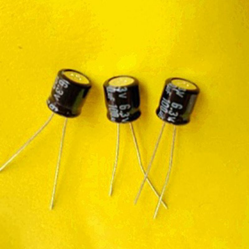 Elko 6.3v 100uf / Elco 100uf 6.3v