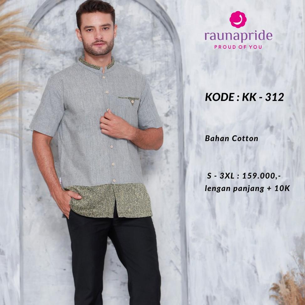 ( Sarimbit Rauna 312 Hijau ) Gamis Dewasa Rauna 312 Koko 312 Gamis Anak 312 Koko Anak 312 –NGP.21Jl2