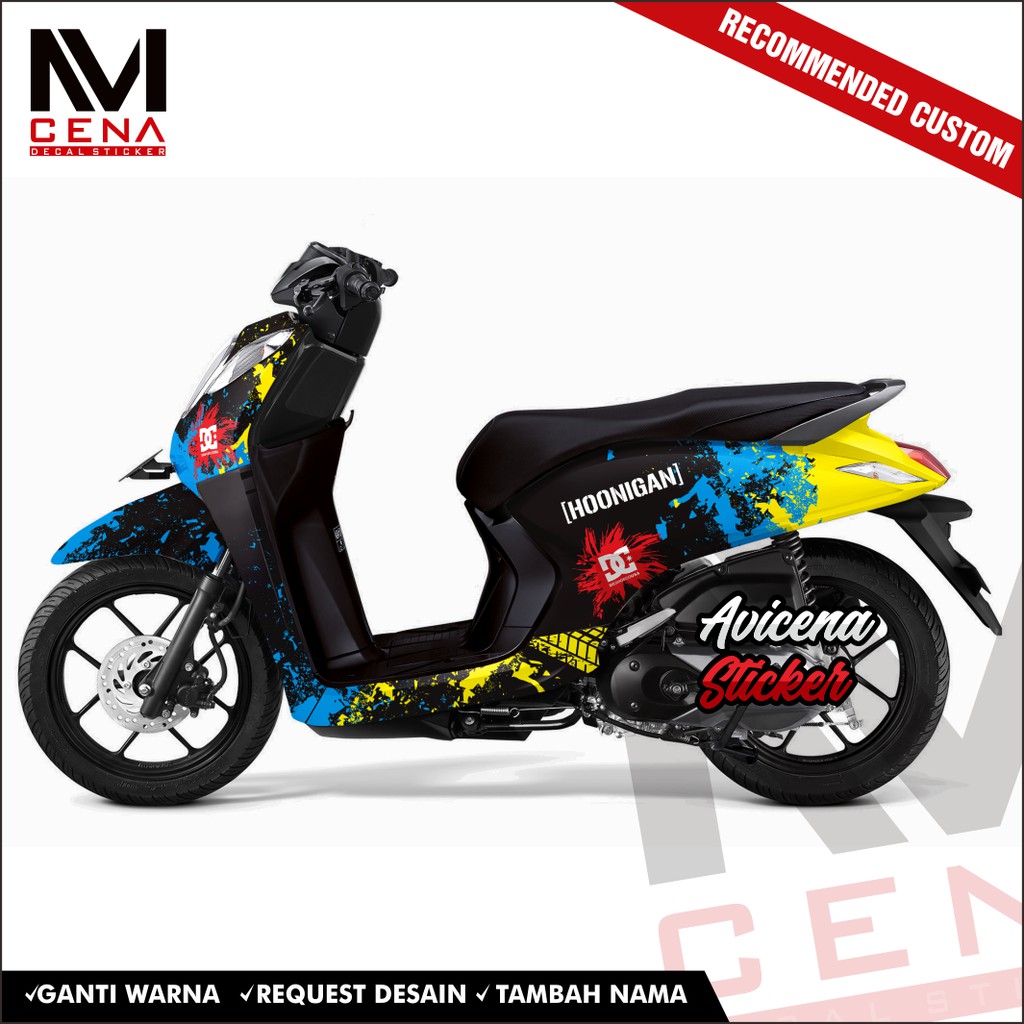 Sticker Decal Honda Genio Decal Sticker Genio Sticker Striping Decal Genio Full Body grx