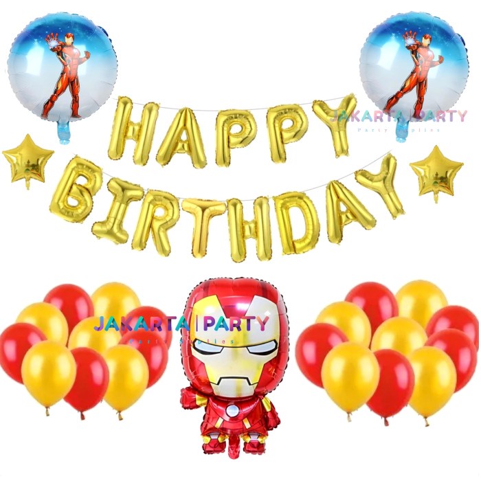 Paket Dekorasi Ulang Tahun ironman #2 / Paket Dekorasi Ultah