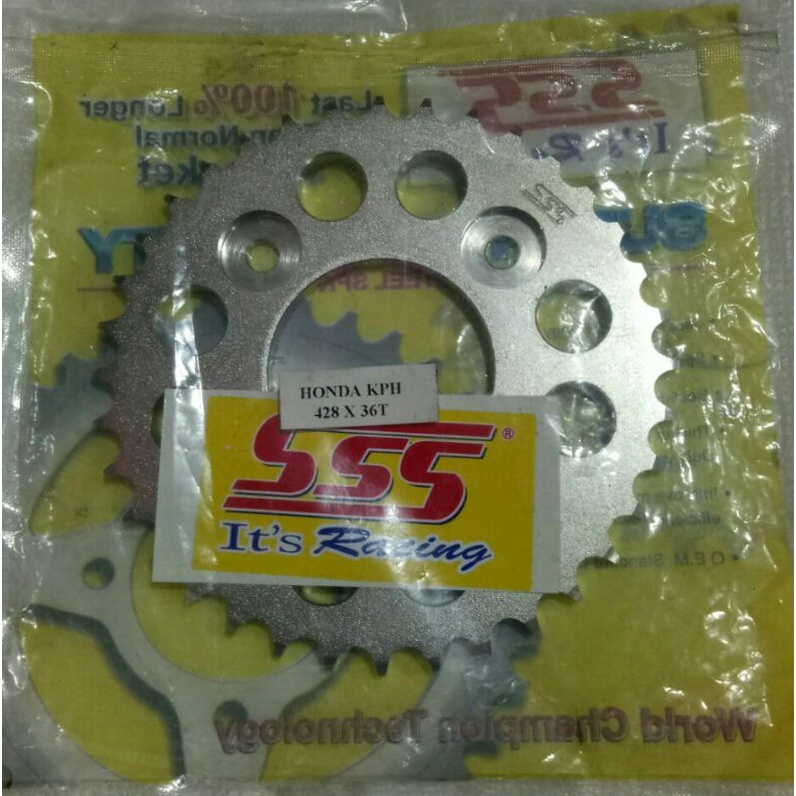 GEAR GIR SSS 428-35 36 HONDA KPH KARISMA SUPRA FIT NEW SUPRA X 125 SATRIA FU 150 2014 FACELITE