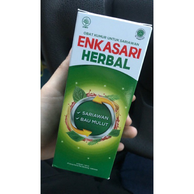 

Enkasari herbal/obat sariawan/bau mulut hilang