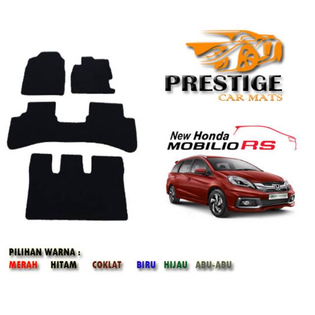 PRESTIGE - KARPET MOBIL - HONDA MOBILIO - COIL MAT - NON BAGASI