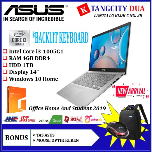 ASUS VivoBook A416JA Core i3 1005G1 4GB 1TB 512GB SSD