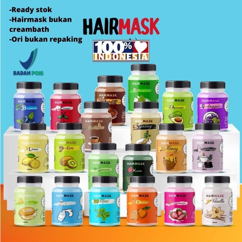 HAIR MASK MASKER RAMBUT BPOM / CREAMBATH ALA SALON