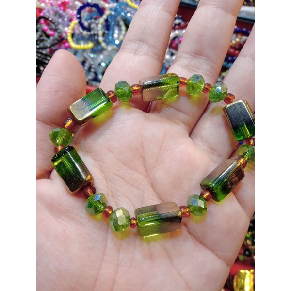 GELANG GIOK/GELANG KRISTAL CEKO/GELANG BATU KOTAK