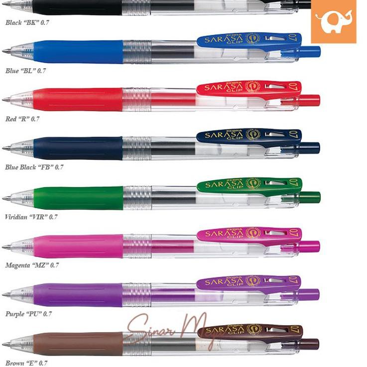 

Ecer / Grosir Zebra Sarasa Pulpen Clip Gel Ink Pen 0.7