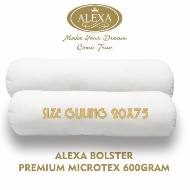 ALEXA Bantal Guling Hotel Microtex  600 GRAM