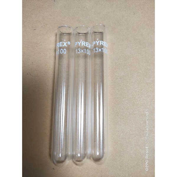 Jual Tabung Reaksi Test Tube 13x100 Pyrex | Shopee Indonesia