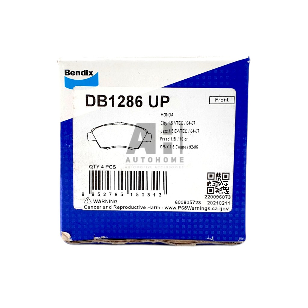 Jual Kampas Rem Depan Honda Freed BENDIX Brake Pad Ultra Premium DB1286 Shopee Indonesia