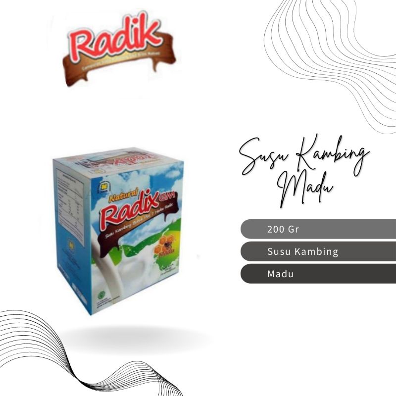 

RADIK Susu Plus Madu Kambing Etawa - Susu Penggemuk Badan