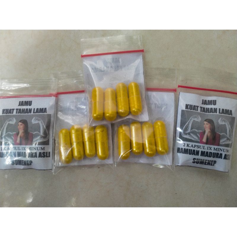 KAPSUL KUAT TAHAN LAMA Ramuan Asli Sumenep Madura