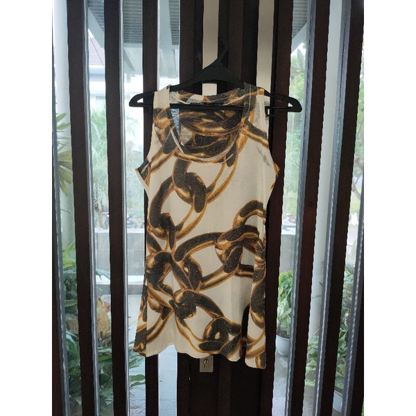 KAOS KUTUNGAN ZARA ORIGINAL WANITA CHAIN SIZE S PRELOVED