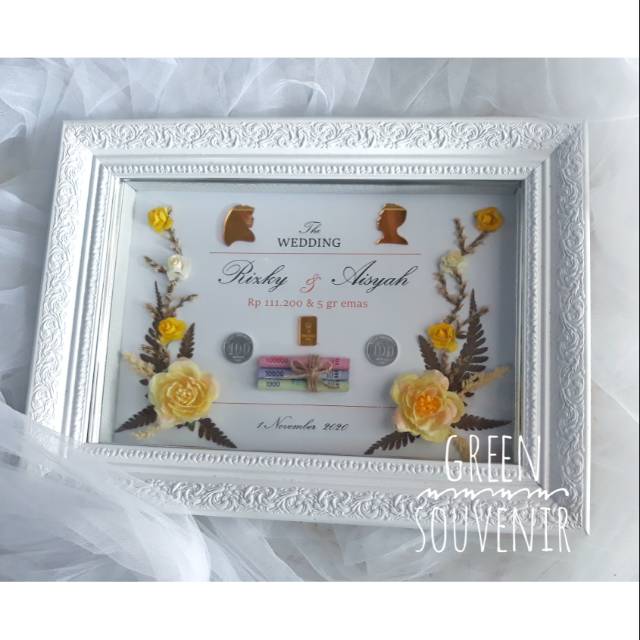 Mahar 3dimensi / mahar nikah frame / mahar uang / mahar in frame