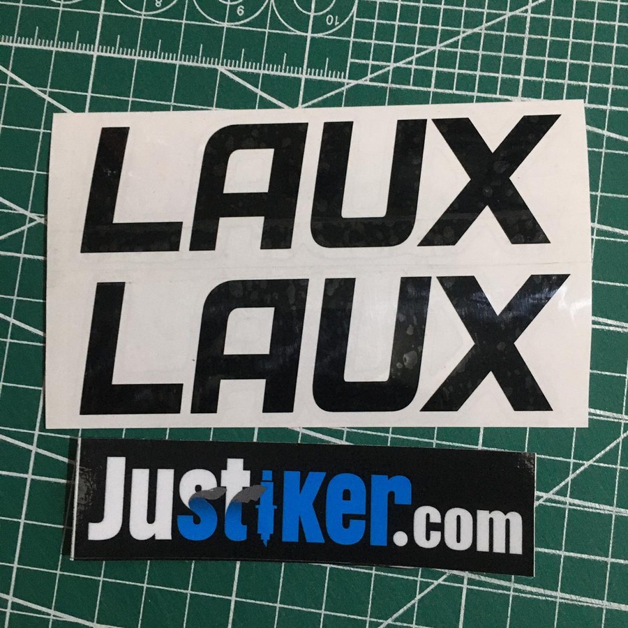 LAUX Sticker Logo, Frame Sticker, Sticker Sepeda Lipat Laux