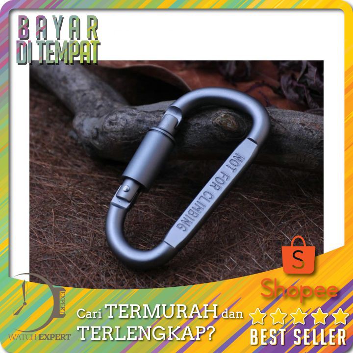 TERLARIS Quickdraw Carabiner Aluminium / Gantungan Tas - LIXADA AT7600