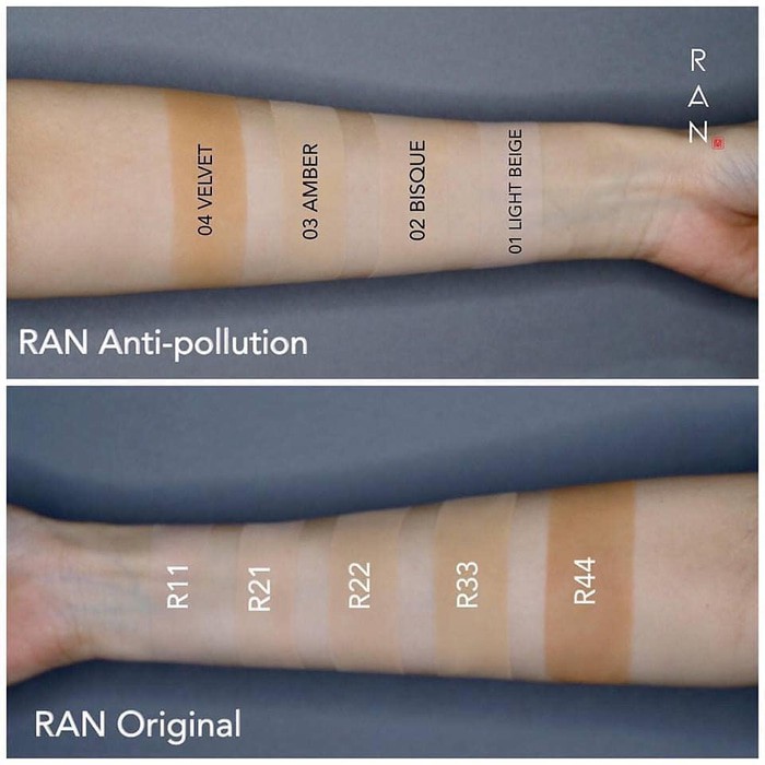 Promo  ORI 100   RAN Compact Powder R11 R21 R22 R33 R44  NON BOX  Bedak  Limited