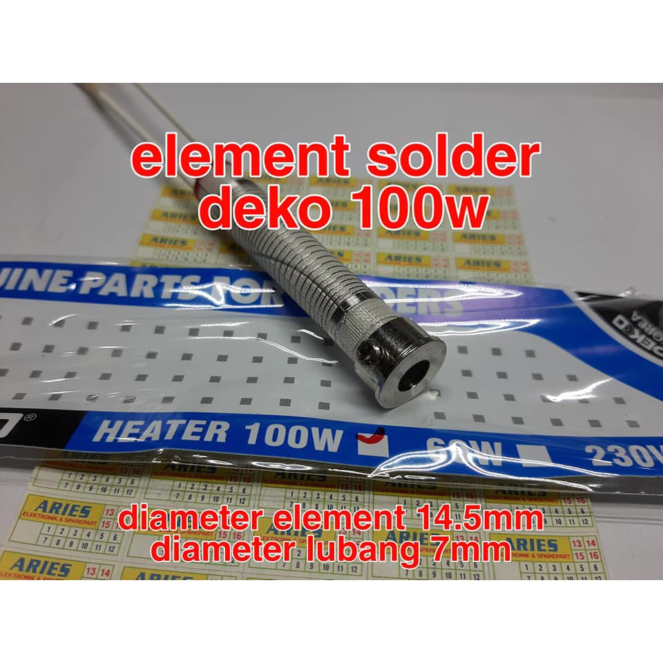 ELEMENT SOLDER DEKO 100 WATT ORIGINAL 100W
