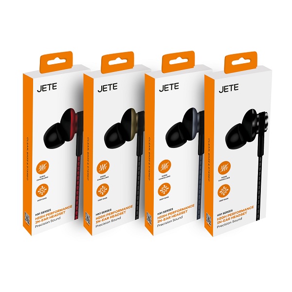 Headset Earphone  JETE HX1 - Garansi 2 Tahun Rusak Tukar Baru