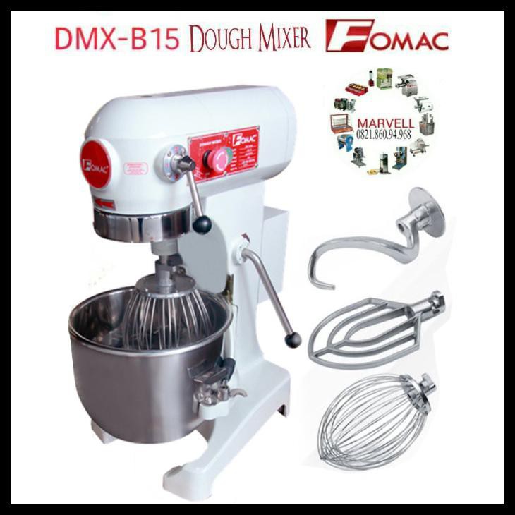Fomac DMX-B15 Plantery Mixer (15 Liter) - Mesin Pengaduk Adonan