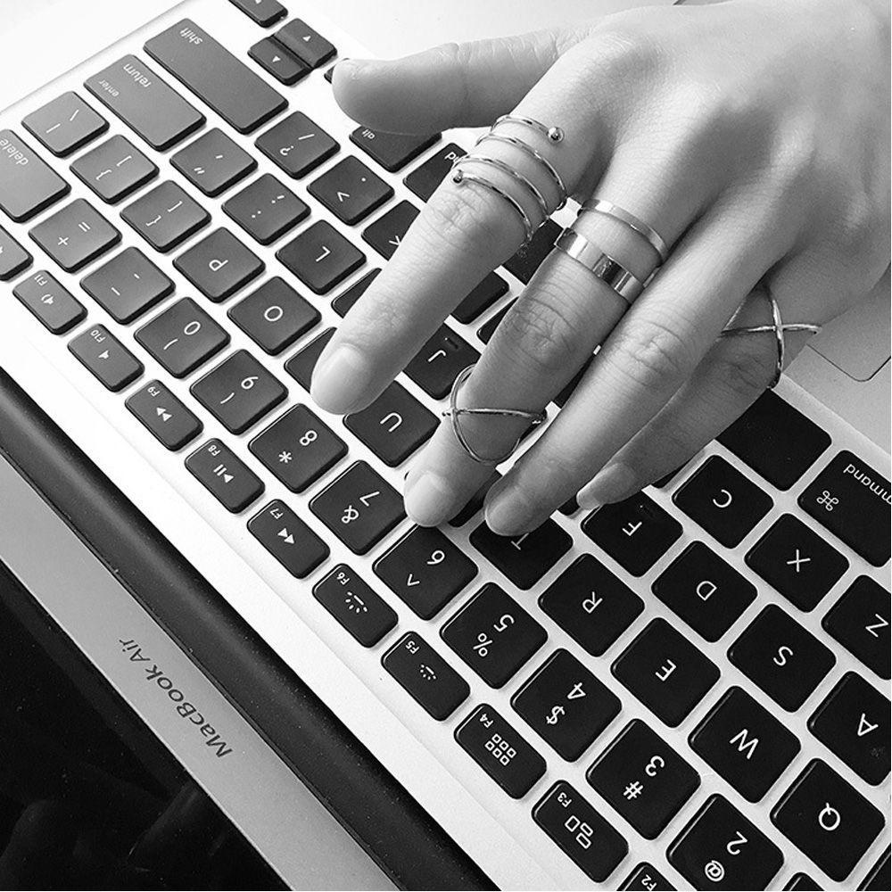 Needway Cincin Urban Silver Knuckle Amerika Serikat Meledak Bagian Kepribadian Wanita 6 Pcs/set