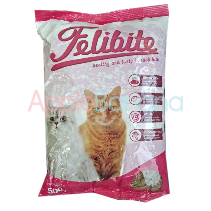 Makanan Kucing Felibite 500 gr rasa Tuna Bentuk Ikan | Shopee Indonesia