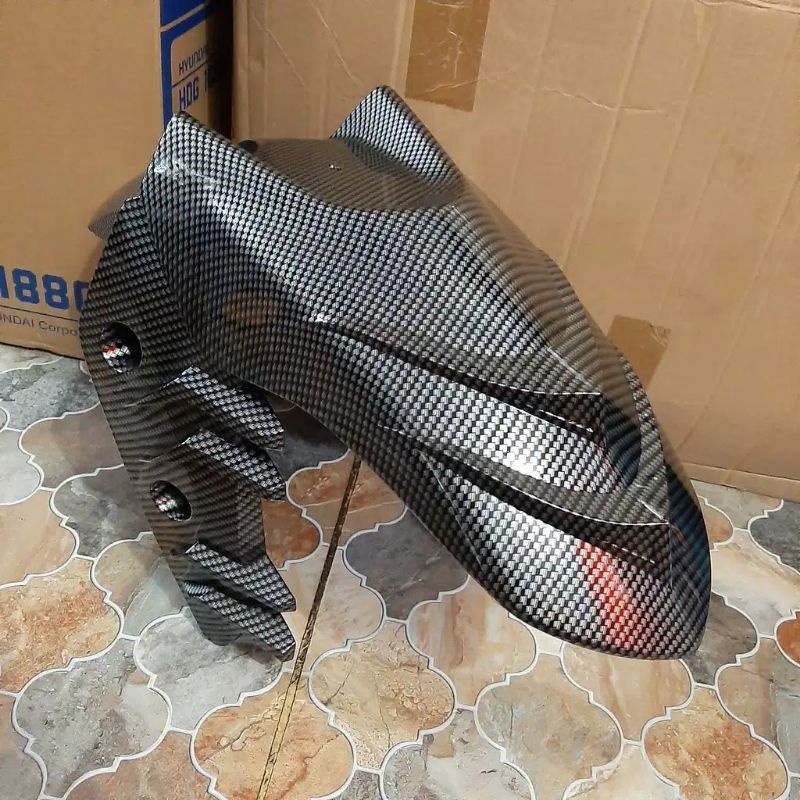 SPAKBOR DEPAN AEROX 155 CARBON/ SPAKBOR DEPAN SHARK CARBON AEROX 155