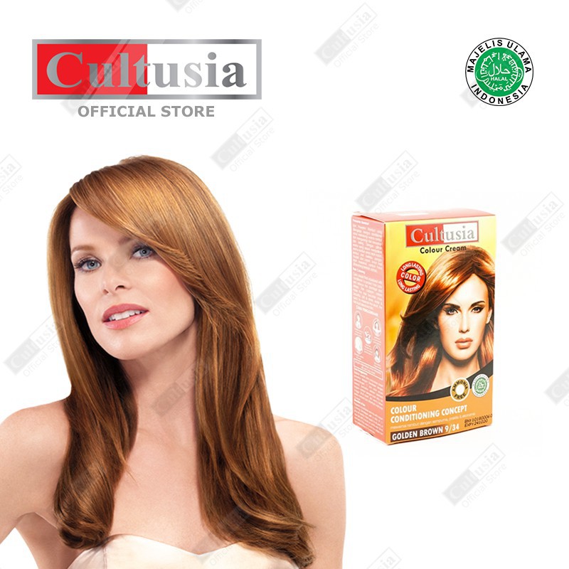 Cultusia Hair Color Golden Brown 9 34 30 ML