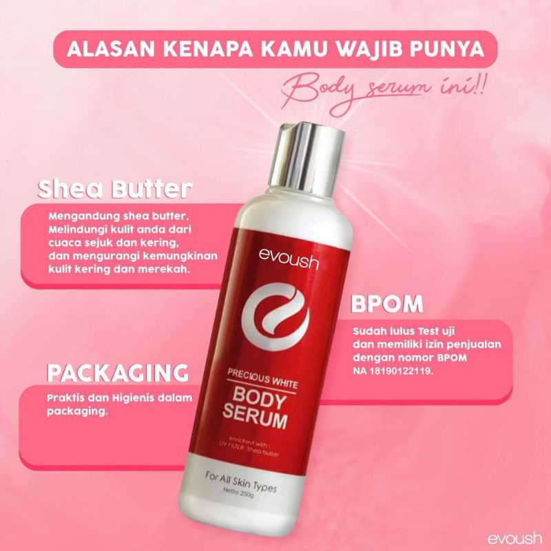 Body serum evoush 250 ml