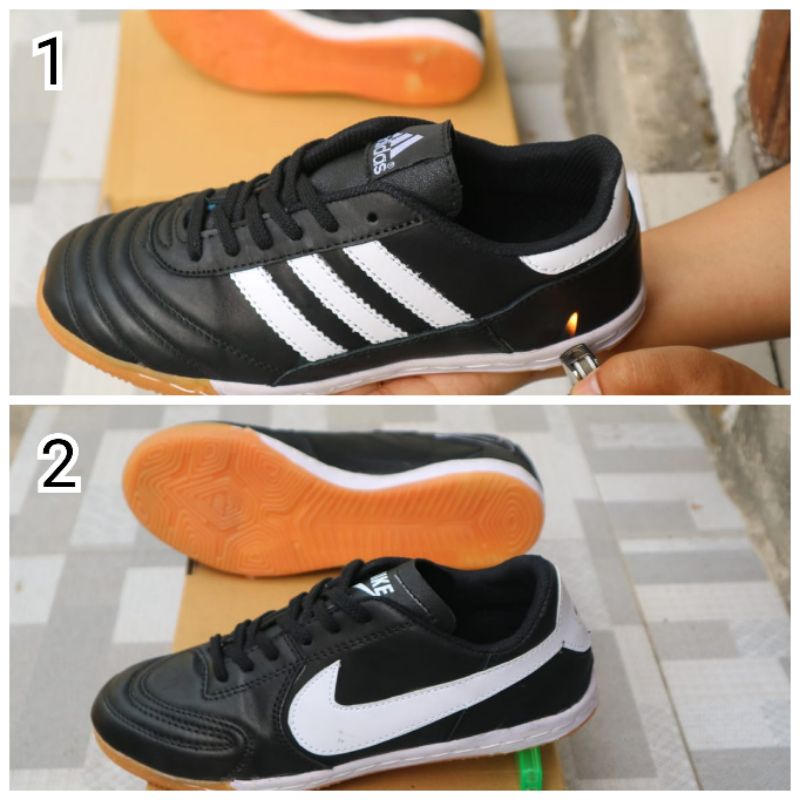 sepatu futsal kulit sapi asli/sepatu futsal kulit jait keliling