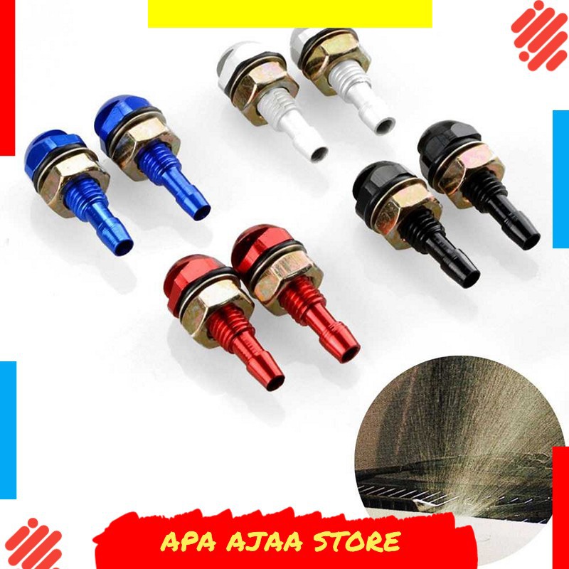 Paling Dicari ! DEFUS Nozzle Air Wiper Kaca Mobil Aluminium 2 PCS - C0731