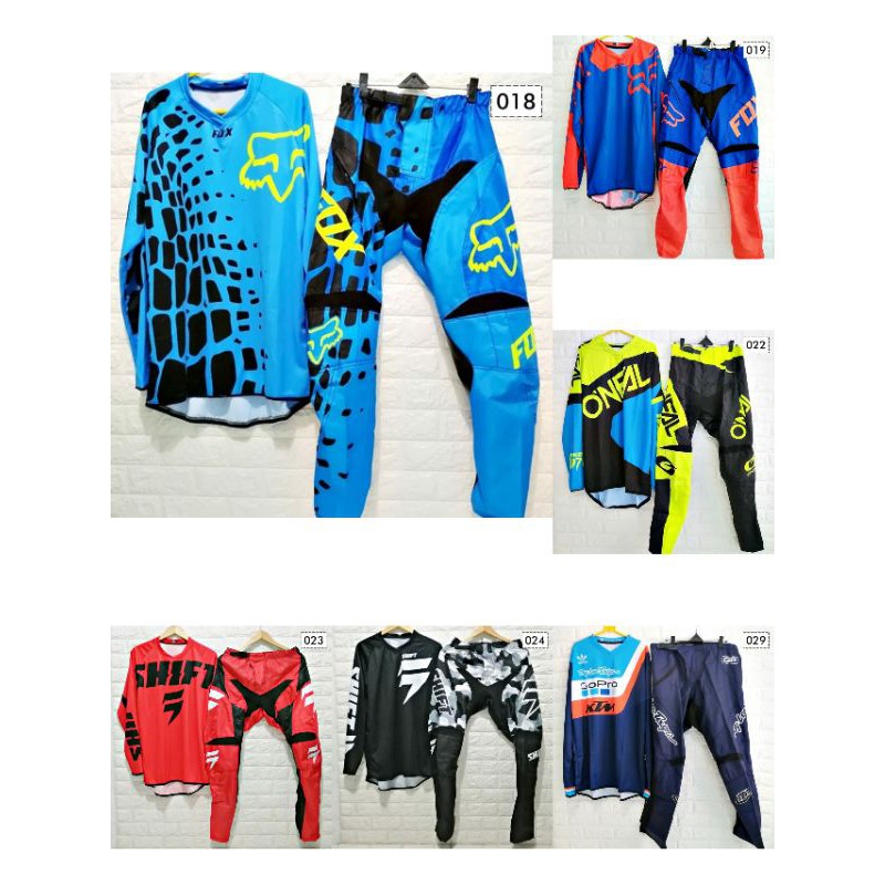 Jersy jerset cross gearset baju trail cross printing terlaris