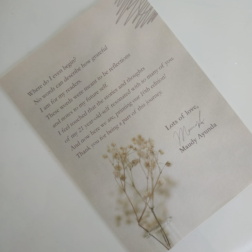 Buku Dear Tomorrow karya Maudy Ayunda-2