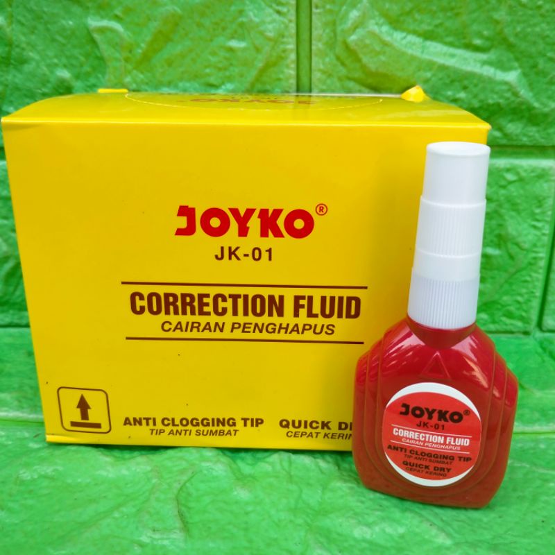 

JOYKO JK 01 CAIRAN PENGHAPUS CORRECTION FLUID TIP X GROSIR