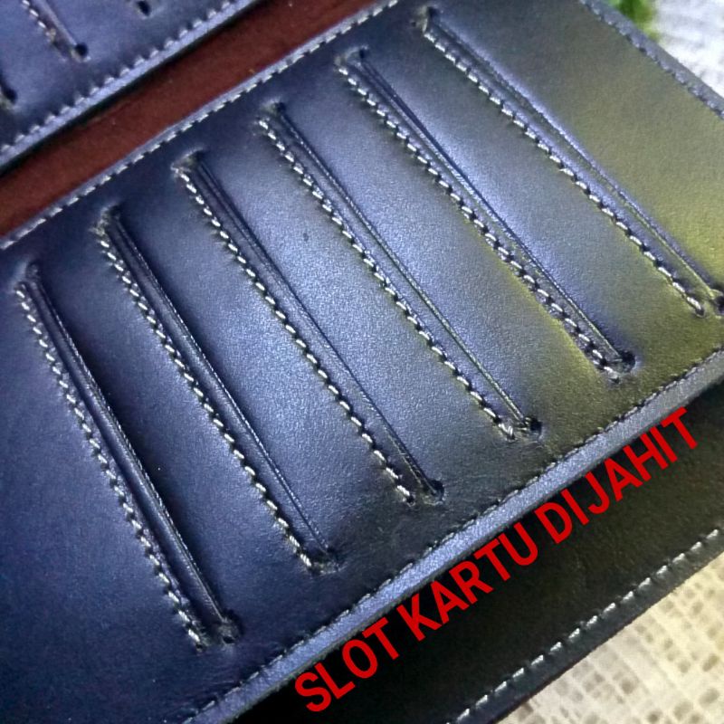 Dompet Kulit Pria Wanita Model Lipat Panjang Kulit Asli Premium Original Branded