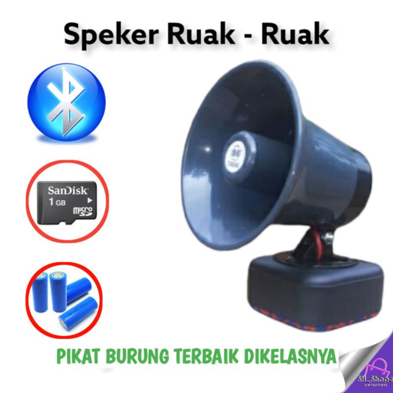 speaker pikat burung ruak ruak || speaker toa rakitan untuk ruak ruak