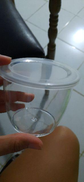 Gelas Puding Ps/dessert Cup + Tutup Merek Fim Harga 1 Roll Isi 25 Pcs