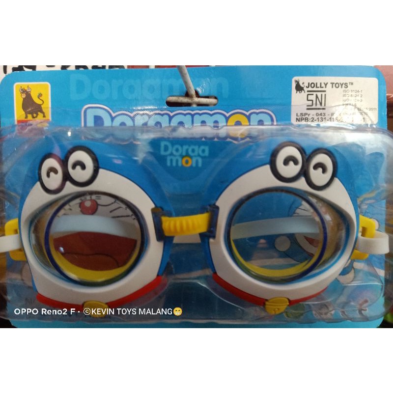 8805A KACAMATA RENANG UNTUK ANAK ANAK DORAAMON / KACAMATA RENANG BENTUK DORAEMON / swim goggles