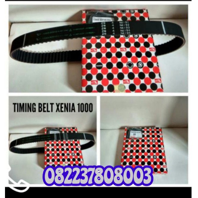 TIMING TEMING BELT DAIHATSU XENIA 1.0L TIMING BELT XENIA 1000CC ORIGINAL