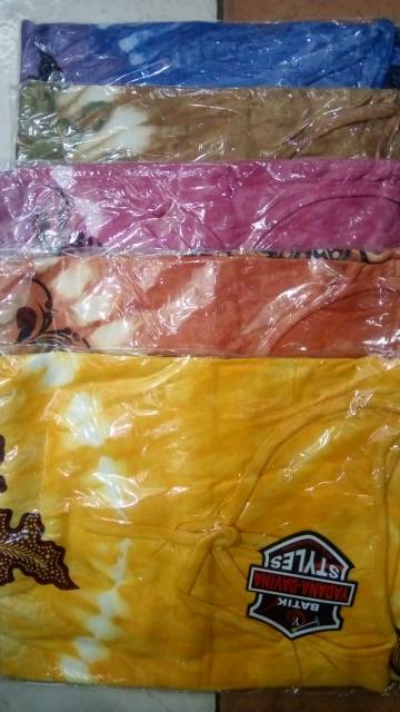 BIG SALE Daster Midi Kaos Corak Warna Random