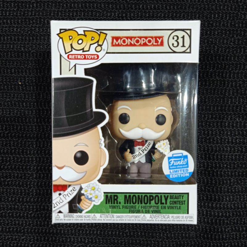 Funko Pop Retro Toys : Monopoly : Mr. Monopoly Beauty Contest #31 (funko-shop Limited Edition)