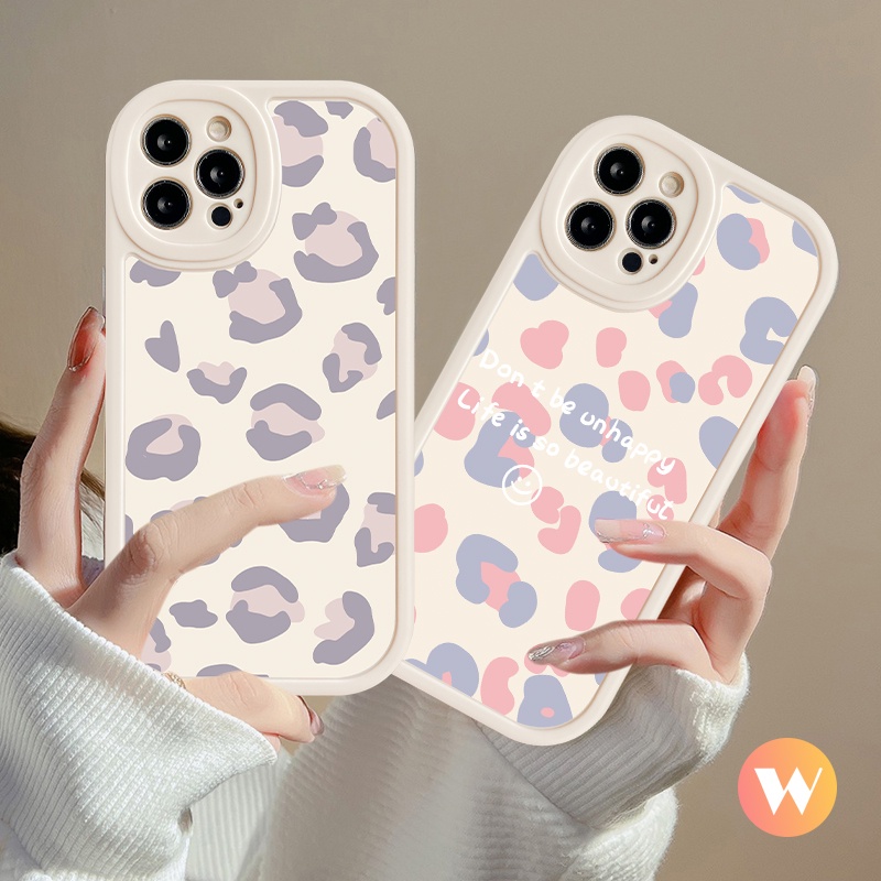 Leopard Case Untuk Samsung A13 A14 A50 A50s A21s A12 A32 A30s A52 A03s A23 A02s A33 A72 A03 M23 A51 A53 A73 5G A22 A10s A52s A20s A31 A20 A11 A71 A30 Lembut TPU Silicon Kamuflase Cove