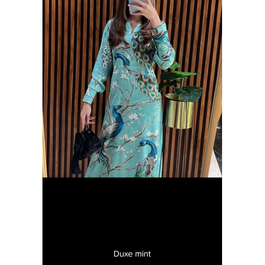 Dress OOTD Lebaran Burj Khalifa